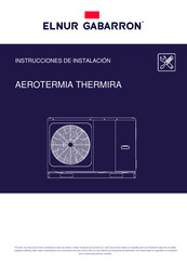 Elnur Gabarron AEROTERMIA THERMIRA Instrucciones De Instalación