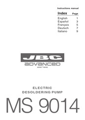 jbc Advanced MS 9014 Guia Del Usuario