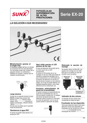 Sunx EX-22B Manual De Instrucciones