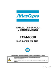 Atlas Copco ECM-660III Manual De Servicio Y Mantenimiento