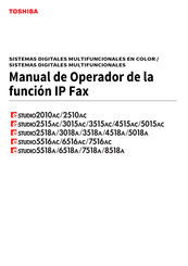 Toshiba e-STUDIO2010AC Manual Del Operador