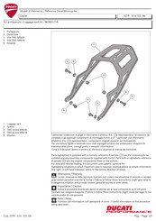 DUCATI Performance 96780171A Instrucciones De Montaje