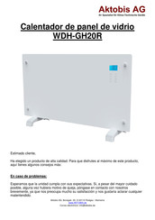 Aktobis WDH-GH20R Manual De Instrucciones