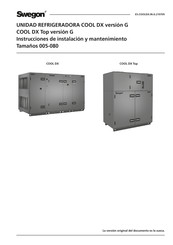 Swegon COOL DX Top Instrucciones De Instalación Y Mantenimiento