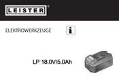 Leister LP 18.0V/5.0Ah Instrucciones De Funcionamiento