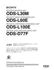 Sony ODS-L100E Manual De Instrucciones