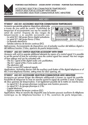 Alcad ASC-051 Manual De Instrucciones