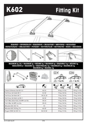 Yakima K602 Manual De Instrucciones