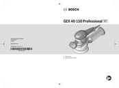 Bosch GEX 40-150 Professional Manual Original