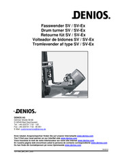 Denios SV-Ex Manual De Instrucciones