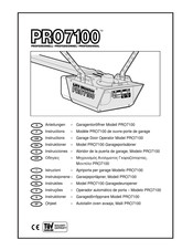 Lift-Master PRO7100 Instrucciones