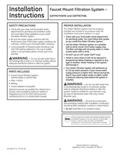 GE GXFM07HWW Instrucciones De Instalación