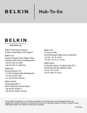 Belkin Hub-To-Go Manual Del Usuario