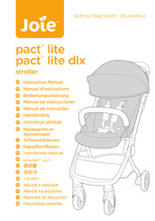 Joie pact lite Manual De Instrucciones