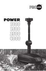 Proline POWER 2500 Manual Del Usuario