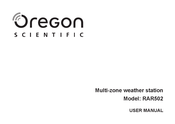 Oregon Scientific RAR502 Manual De Usuario