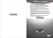 Toto TBW02015E1A Manual Del Usuario