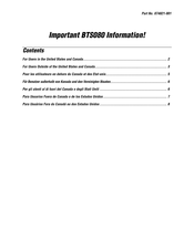 Intermec BTS080 Manual Del Usuario