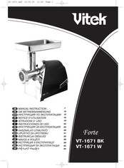 Vitek Forte VT-1671 BK Instrucciones De Uso