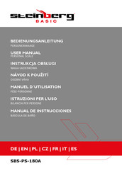 Steinberg SBS-PS-180A Manual De Instrucciones