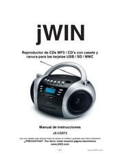 jWIN JX-CD573 Manual De Instrucciones