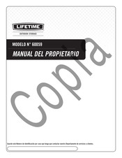 Lifetime 60059 Manual Del Propietário
