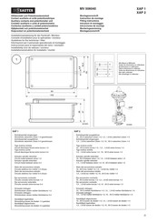 Sauter XAP Instrucciones De Montaje