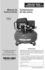 Porter Cable CF2600 Manual De Instrucciones