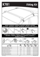 Yakima K781 Manual De Instrucciones