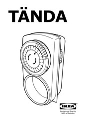 IKEA Tanda Manual Del Usuario