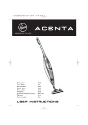 Hoover ACENTA Manual Del Usuario