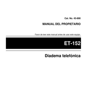 Tandy 43-890 Manual Del Propietário