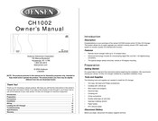 Jensen CH1002 Manual Del Usuario