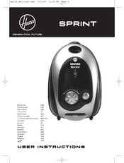 Hoover SPRINT Manual Del Usuario