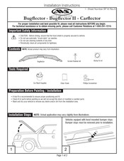 Auto Ventshade Bugflector Instrucciones De Instalación