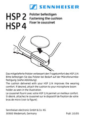 Sennheiser HSP 2 Guia De Inicio Rapido