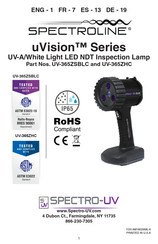 Spectro-UV Spectroline uVision Serie Manual Del Usuario