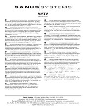 Sanus Systems VMTV Manual Del Usuario