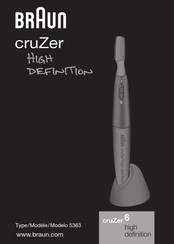 Braun cruZer 6 high definition Manual Del Usuario