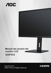 AOC Q32P2CA Manual Del Usuario