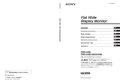 Sony FWD-32B1 Manual De Instrucciones