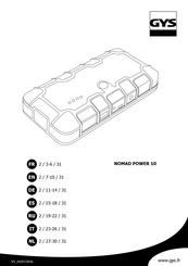 GYS NOMAD POWER 10 Manual Del Usuario