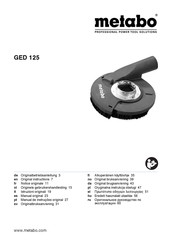 Metabo GED 125 Manual Original