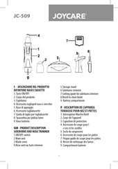 Joycare JC-509 Manual Del Usuario