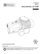 Utilitech 0003139 Manual De Instrucciones