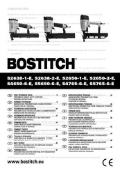 Bostitch S2638-1-E Traducción Del Original