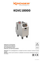 Kruger KGVG 18000 Manual De Instrucciones