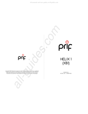 Prif H1XB1-11-MU Manual De Instrucciones