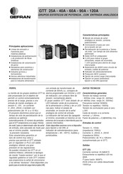 Gefran GTT 25A Manual Del Usuario