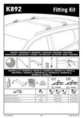 Yakima K892 Guia De Inicio Rapido